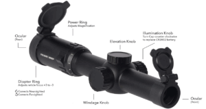 Primary Arms SLX 1-6x24mm Gen III Rifle Scope
