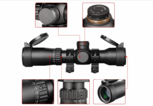 MA3TY 5-RGB Reticle 4×32 Scope
