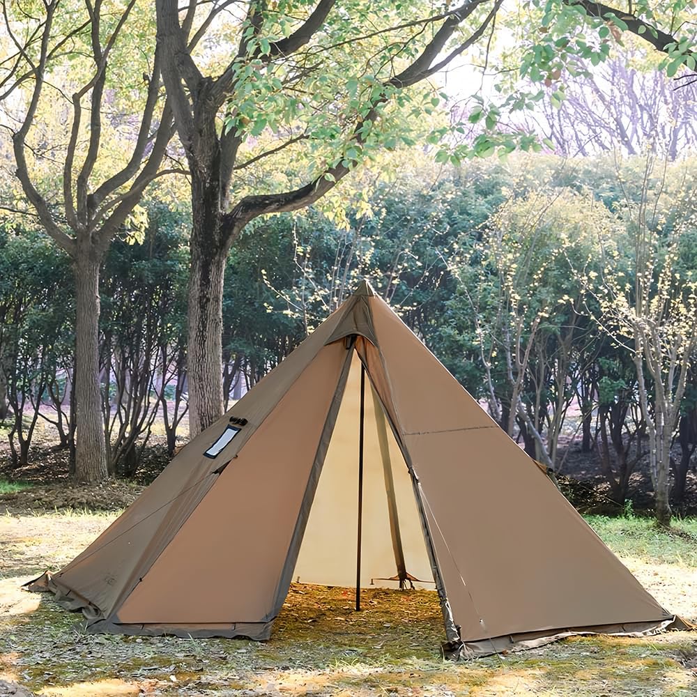 Guide Gear 10′ × 10′ Stainless-Tip Teepee Tent (2‑Person, 4‑Season)