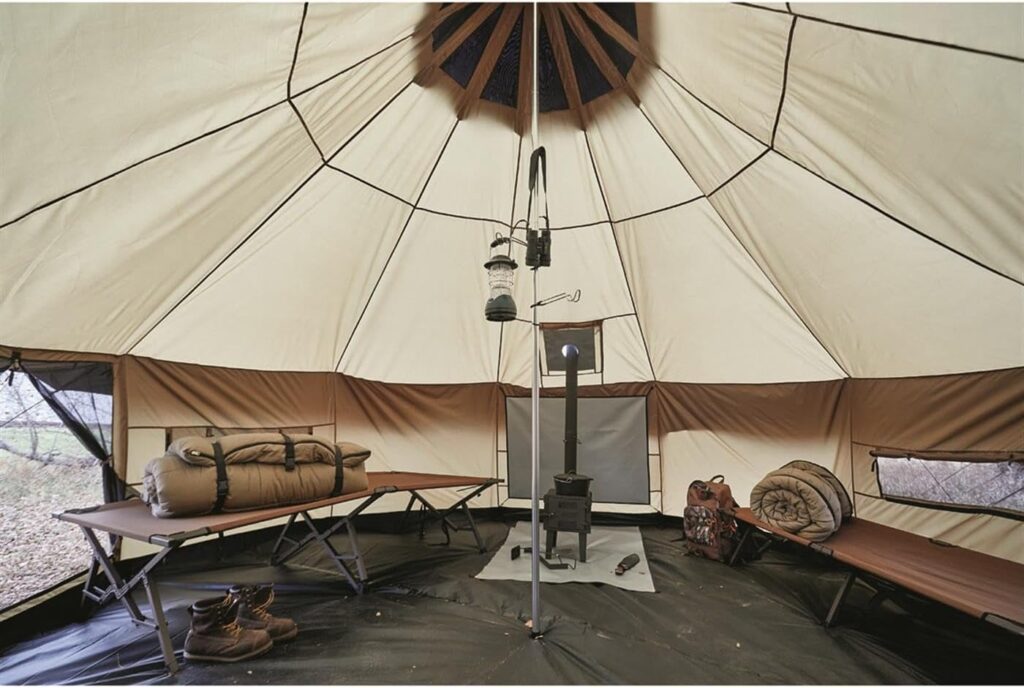 Guide Gear Base Camp Tent (4‑Season with Stove Jack)