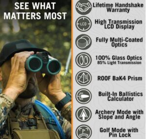 HBX1600B 10×42 Rangefinder Binocular