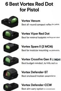 6 Best Vortex Red Dot for Pistol