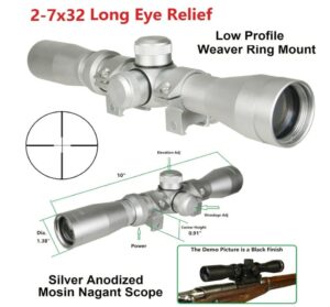 UTG 2–7×44 Scout Scope (Long Eye Relief)