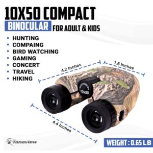 Tanaview 10×50 Compact Binoculars