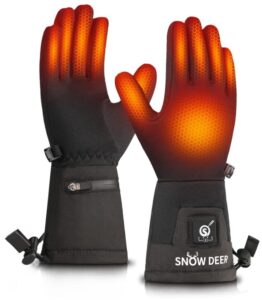 Snow Deer Heated Gloves