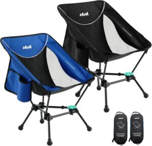 Mission Mountain UltraPort 1-CinchLock Lightweight Camping Chairs 2 Pack