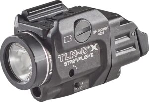 Streamlight 69414 TLR-8 X 500-Lumen Tactical Weapon Light with Integrated Red Aiming Laser
