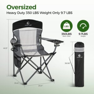 ALPHA CAMP Oversized Folding Camping Chair