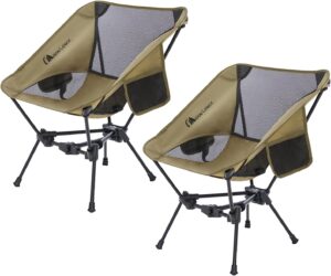 MOON LENCE Portable Camping Chair Backpacking Chair.