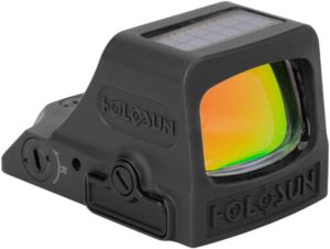 HOLOSUN HE508T X2 Multi-Reticle 2 MOA Dot & 32 MOA Circle Open Reflex Pistol Sight - Solar Failsafe Shake-Awake Durable Titanium
