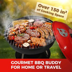 Mueller BBQ Buddy, 14 Inch Portable Charcoal Grill