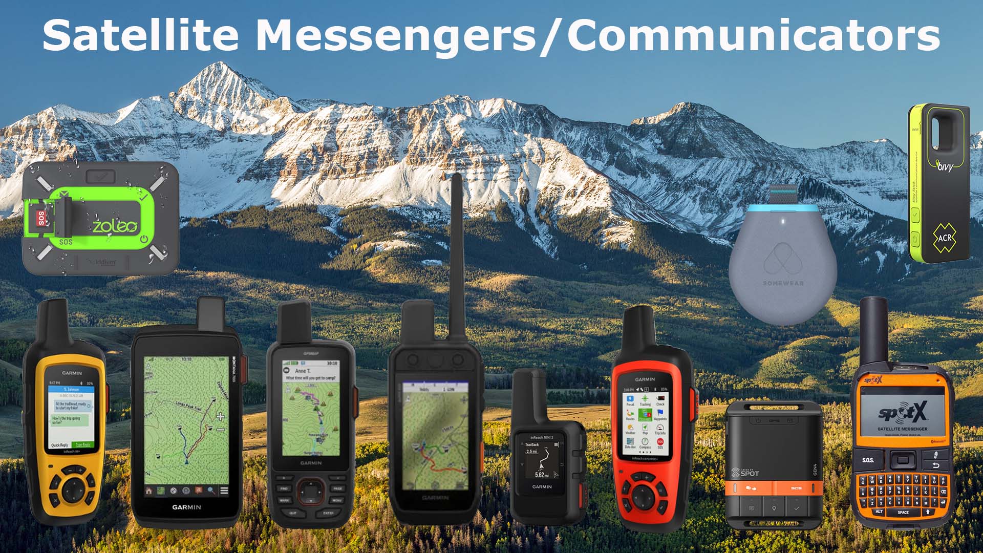 6 Best Emergency Satellite Communicator GPS for Hiking