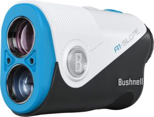 Bushnell Golf A1‑Slope Laser Rangefinder – Ultra‑Compact 6× Magnification, USB‑C Rechargeable, Pinseeker JOLT, Slope On/Off