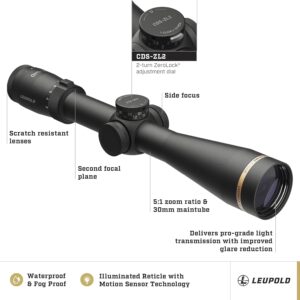 Leupold VX-5HD Gen 2 3-15×50 (30mm) CDS-SZL2 Side Focus