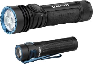 Olight Seeker 4 Pro Rechargeable Flashlight 4,600 Lumens 