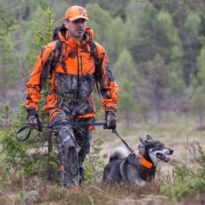 GUGULUZA Camo and Orange Hunting Reversible Vest, Game Vest Jacket for Hunting Camping (M-4XL)
