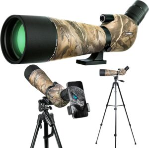 Spotting Scope 25-75x85, Dual Focusing Spotting Scopes with BAK4 Prism.