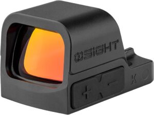 OSIGHT K Micro Red Dot Sight, 6 MOA Open Reflex Sight with RMSc/K Footprint, Parallax-Free Durable Optic for Subcompact Setups