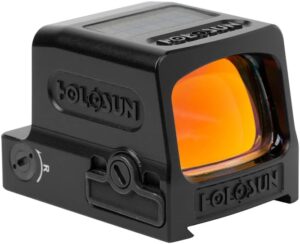 HOLOSUN HE509T X2 Reflex Pistol Sight - Shake-Awake Parallax-Free Enclosed Sight with MRS - RMR Adapter Included - Red/Green