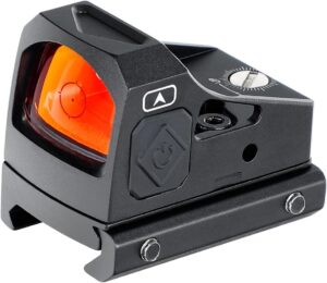 ohhunt Shake Awake Red Dot Sight 2MOA to 32MOA Multiple Reticle with 12 Brightness Settings Circle Optic for Picatinny Compatible with RMR Cut Footprint
