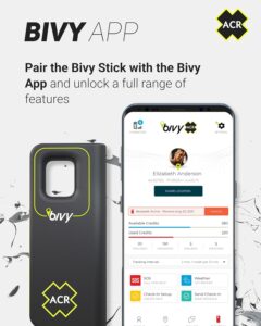 ACR Bivy Stick Satellite Communicator - Two-Way Global SMS, GPS Tracker, Off-Grid Communication, SOS Emergency Beacon, Satellite Messenger & Location Sharing - iOS/Android App