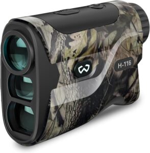 WOSPORTS Hunting Rangefinder, 1200-Yard/1500-Yard Range Finder for Hunter with Distance