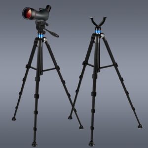 LCNCY Spotting Scope Tripod with Fluid Head