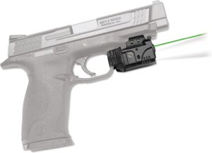 Crimson Trace CMR-204 Rail Master Pro Universal Green Laser Sight and Tactical Light with Instinctive Activation for Shooting