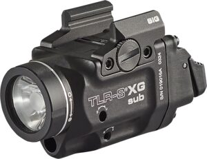 Streamlight 69437 TLR-8 X G sub 500-Lumen Rail-Mounted Tactical Weapon Light with Integrated Green Aiming Laser
