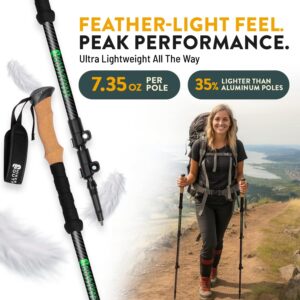 100% Carbon Fiber Trekking Poles by USA Brand
