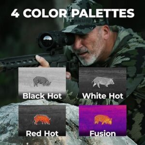 AGM Global Vision Rattler V2 Thermal Imaging Scope for Hunting, High Resolution with High Sensitivity Thermal Optics