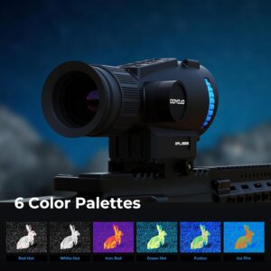 GOYOJO GRL325/GRL335 Thermal Scope for Hunting, 384x288 Thermal Vision Riflescope with High Sensitivity Optics