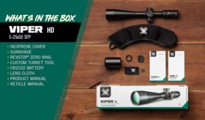 Vortex Optics Viper HD Second Focal Plane Scopes 5-25x50