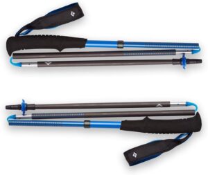 BLACK DIAMOND Distance Carbon Z Trekking Poles (Pair) | Ultralight Carbon Fiber