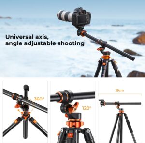 K&F CONCEPT 90''/230cm Ultra High Camera Tripod