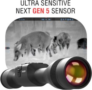 ATN Thor 5 Smart HD Thermal Scope w/Ultra Sensative Gen 5 Sensor, Video Rec