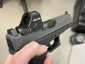 HOLOSUN HE407C-GR X2 / HS407C X2 2 MOA Dot Open Reflex Sight - Durable Shake-Awake Solar Failsafe Parallax-Free Aluminum Pistol