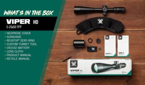 Vortex Optics Viper HD First Focal Plane Scopes VMR-4 (MRAD)