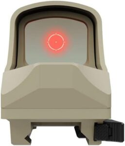 HOLOSUN HS510C-FDE-R Red Multi Reticle, Open Reflex Sight, Solar, Shake Awake