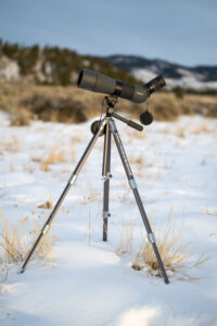 Traverse 3 Section Tripod - Carbon Fiber and Aluminum, stabile, Lightweight Tripod for Hunting, Shooting