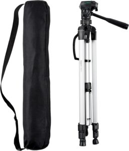 Amazon Basics 60 inch Lightweight Tripod with Bag, Black.