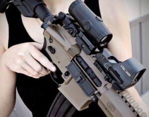 HOLOSUN HS510C & HM3X Combo Multi-Reticle Circle Dot Open Reflex Sight w/3x