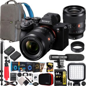 Sony a7R V Full Frame Mirrorless Camera Body with FE 35mm F1.4 GM G Master Lens ILCE-7RM5 + SEL35F14GM