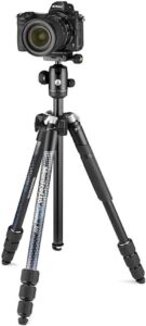 Manfrotto Element MII 4-Section Aluminum Tripod with Ball Head, Black