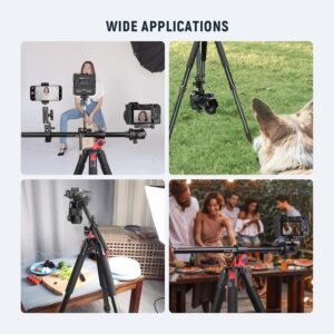 NEEWER 79 inch Camera Tripod Monopod with Center Column and Ball Head Aluminum