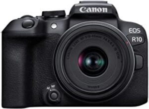 Canon EOS R10 Mirrorless Camera with RF-S 18-45mm Lens Kit