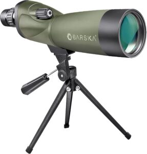 BARSKA Blackhawk 18-36x50 Straight Spotting Scope with Tripod and Case