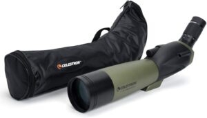 Celestron 52250 Ultima 20-60x80mm Angled Refractor Spotting Scope Telescope with Multi-Coated Optics