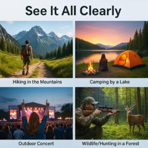 BARSKA Blackhawk 18-36x50 Straight Spotting Scope with Tripod and Case