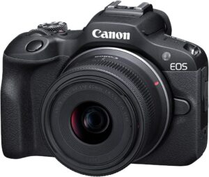 Canon EOS R100 Mirrorless Camera RF-S18-45mm F4.5-6.3 is STM Lens Kit